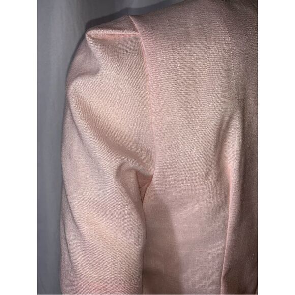 Vintage Pink Puff Sleeve Skirt Set 10P - Picture 4 of 11
